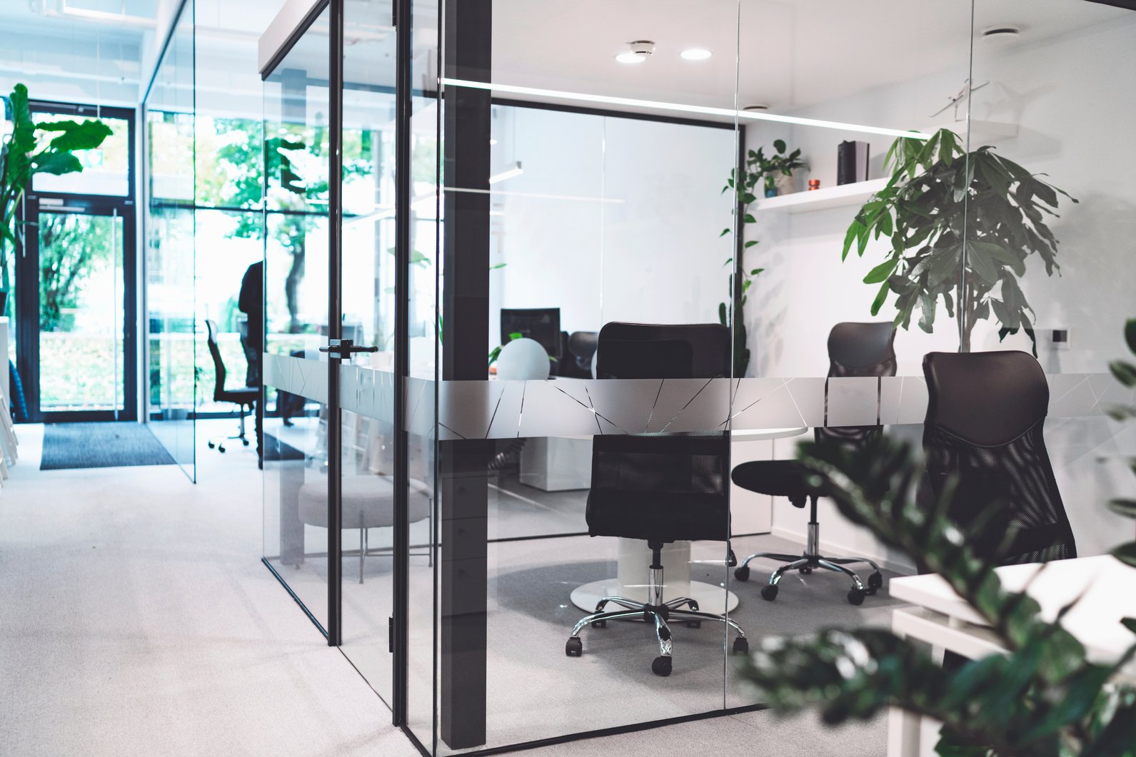 Modern business offices